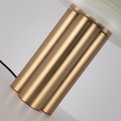 Brilliant-Maker TL3388 Natural Blue Jade Art Table Lamp – Customizable B2B Modern Classic Lamp