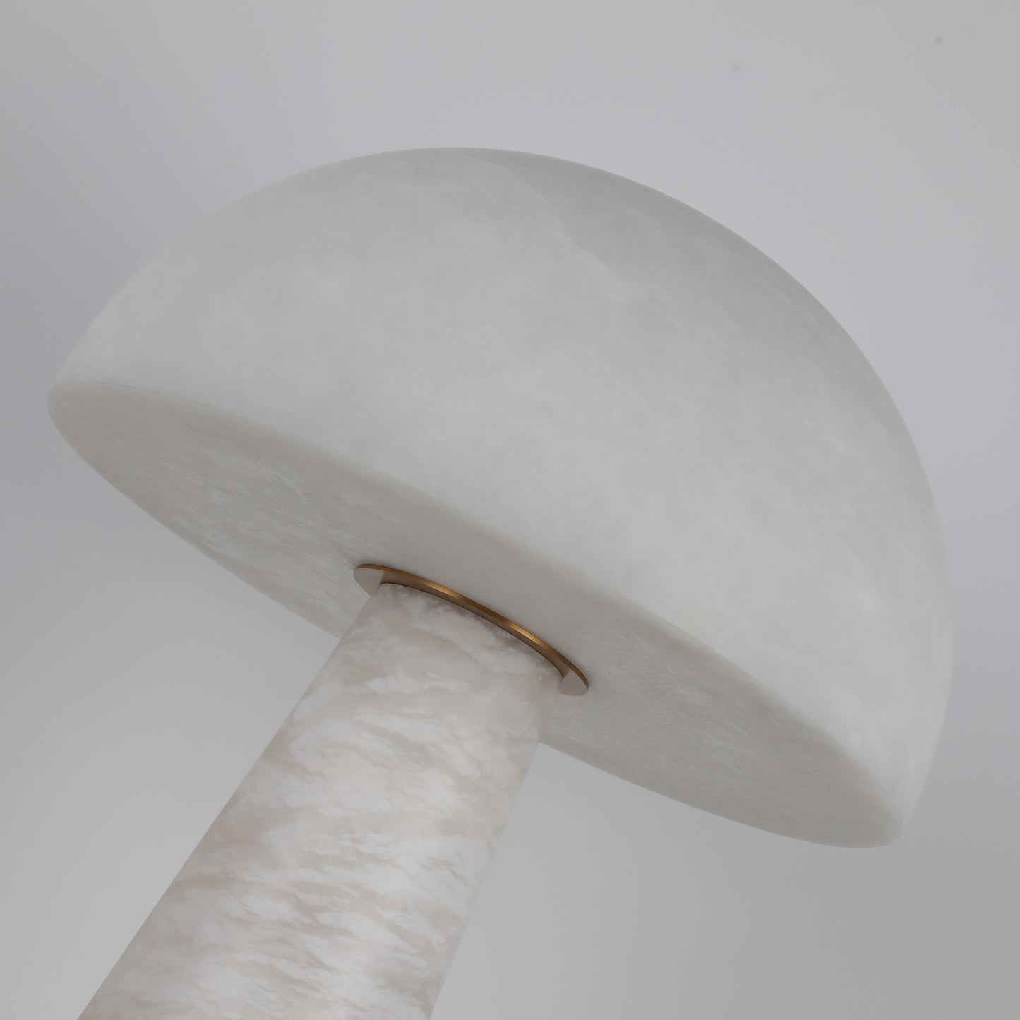 Illuminate with Nature’s Elegance: TL3391 Mushroom Alabaster Table Lamp by Brilliant-Maker