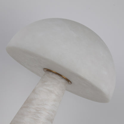 Illuminate with Nature’s Elegance: TL3391 Mushroom Alabaster Table Lamp by Brilliant-Maker
