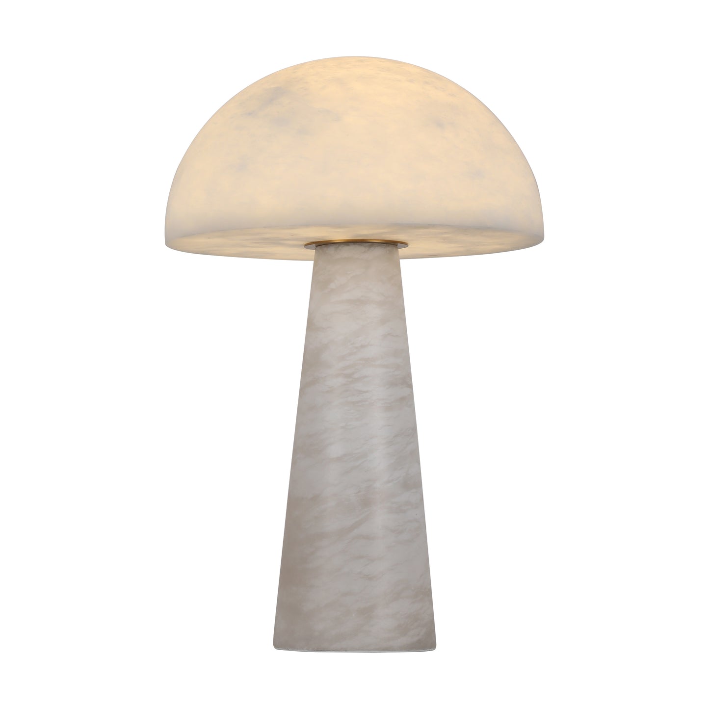 Illuminate with Nature’s Elegance: TL3391 Mushroom Alabaster Table Lamp by Brilliant-Maker