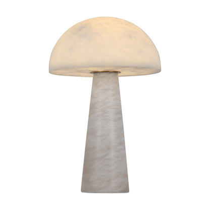 Illuminate with Nature’s Elegance: TL3391 Mushroom Alabaster Table Lamp by Brilliant-Maker