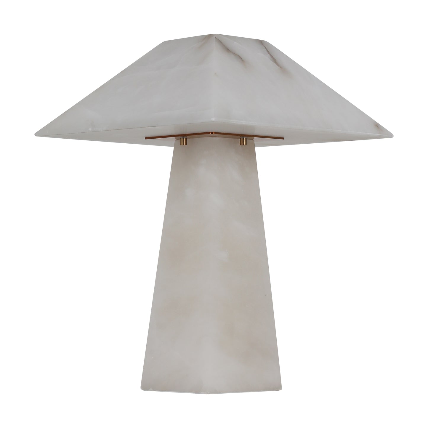 TL3393 Square Alabaster Table Lamp: Architectural Serenity in Stone