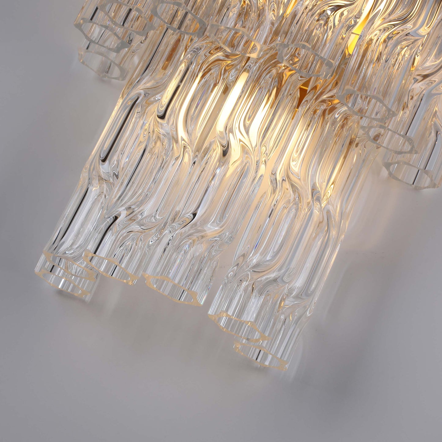 Brilliant-Maker WL7112CG Twisted Glass Wall Lamp - The Pinnacle of Luxury Custom Lighting
