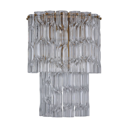 Brilliant-Maker WL7112CG Twisted Glass Wall Lamp - The Pinnacle of Luxury Custom Lighting